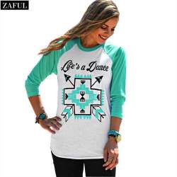 Fancy Long Sleeve ladies t shirt