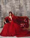 party-wear-red-lehenga-choli