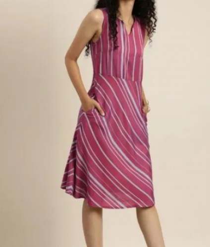 Fancy Western Printed One Piece Dress 