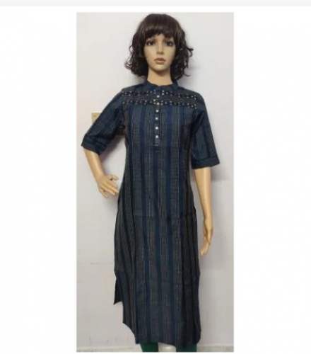  Sequence hand work cotton Kurtis 