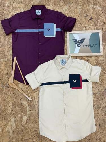 Boys Stylish Cotton Shirts by V L Clothing