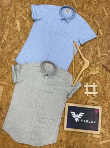 Half Sleeve Pure Linen Shirts