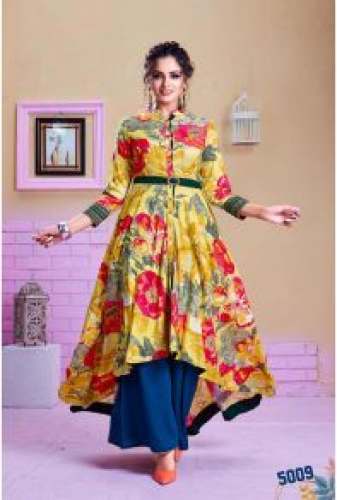 Designer Anarkali Palazzo Kurti by LKFABKART