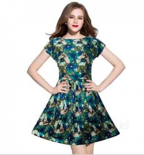 Floral Printed One Piece Frock by KRUPA Group