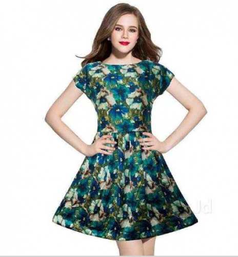 Floral Printed One Piece Frock
