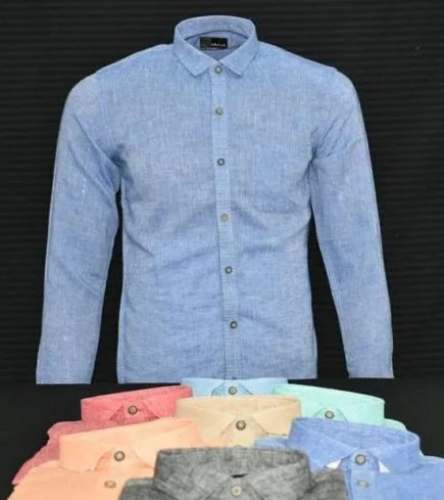 Men Pure Linen Shirt by Menz O Clothing