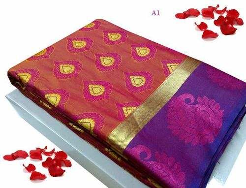 Designer Kanchipuram Mix Pattu Saree by Shrima International Traders