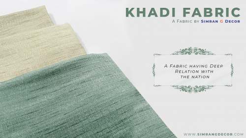 Khadi Fabric Manufacturers And Suppliers by simran g decor