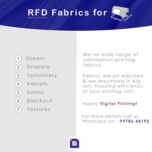 RFD/ RFP Fabric Manufacturers in Surat