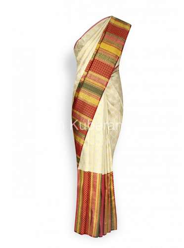 Off White Wedding Saree