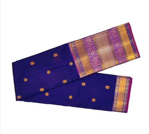 Royal Blue Kanchipuram Saree by Kuberan Silks