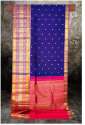 Royal Blue Kanchipuram Saree thumb 1