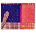 Royal Blue Kanchipuram Saree thumb 3
