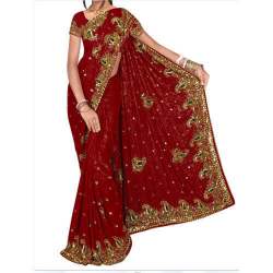Ladies Designer Embroidered Saree