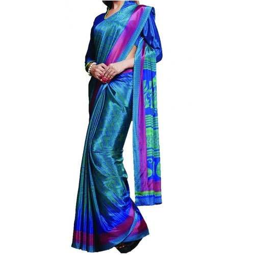Ladies Printed Uniform Saree by Reliable Life Style
