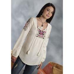 Ladies Western Cotton Top