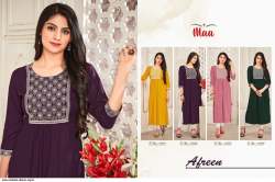 AFREEN Fancy embroidery work kurti BY MAA CREATION