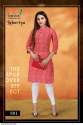 KANHA LEHERIYA FANCY COTTON KURTI BY LADIES thumb 2