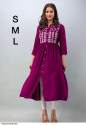  X LADY Rayon Embroidered Kurti thumb 1