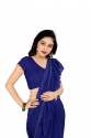 ruffle saree blue thumb 2