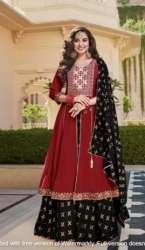 Tanishq Vol 1 Gown Style Kurti by Kajal Style 