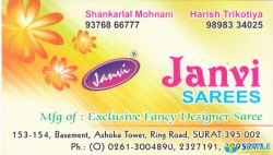 Janvi Sarees logo icon