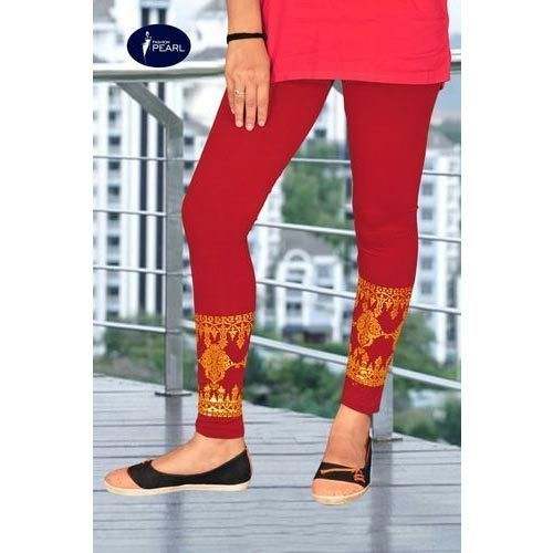 Ladies red  Leggings