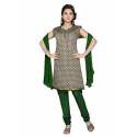 Ladies Printed Cotton Churidar Suit
