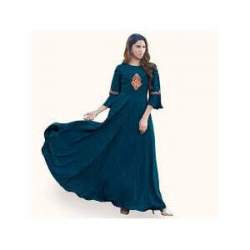 Long Fancy Ethnic Party Wear Gown