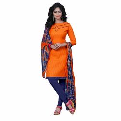 Dress Material Orange