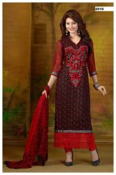 Straight Semi STiched Dress matrail PH11 2010