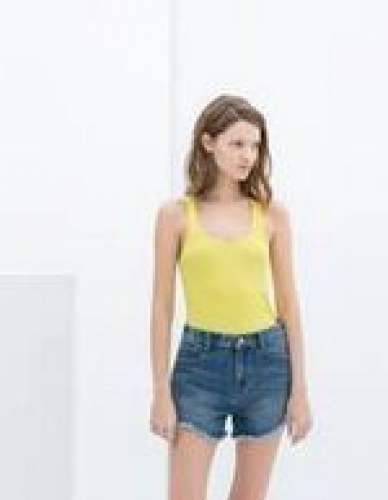 Sunny Yellow Girls Tank Top by Zerah Fashions