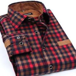 Mens Casual Check Shirt