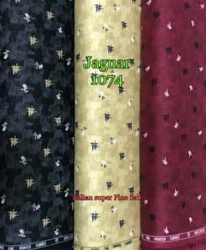 Premium Quality Satin Printed Shirting Fabric 