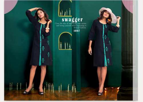 Blue Color Kurti