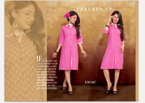 Pink color Kurti