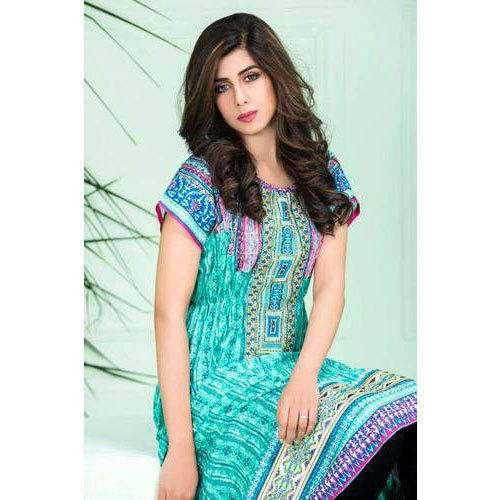 Pakistani Ladies blue  Kurti