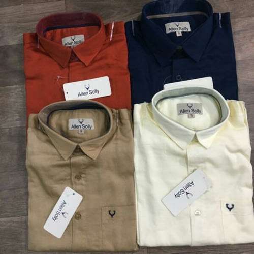 Mens Designer Orange Shirts by SDS Garments