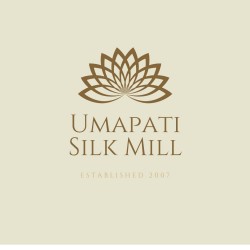 umapati silk mill logo icon