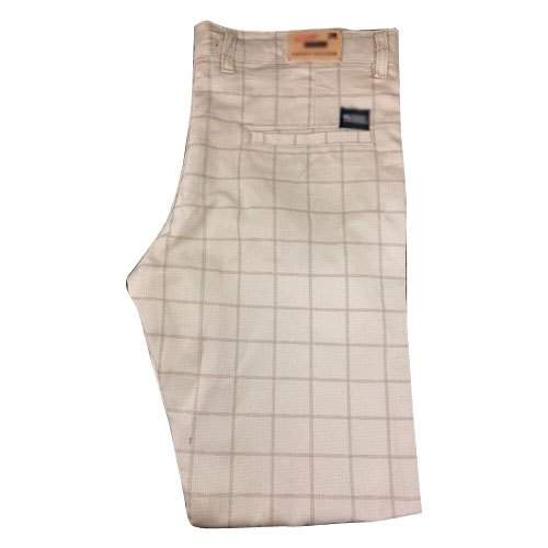 Men Check Cotton Trouser by Bhatia Collection Limited