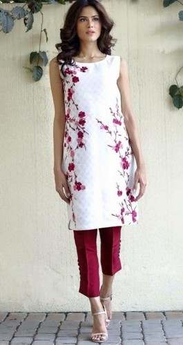 Stunning Printed Kurti Pant Set  by Sri Bhavani