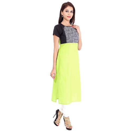 Half Sleeve Cotton Kurti by Vinayak Enterprises