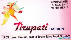 Tirupati Fashion logo icon