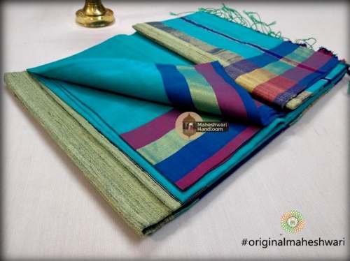 Latest Kosa Pallu Maheshwari Saree