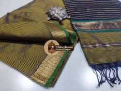 Unique Maheshwari Reshami Handloom Saree