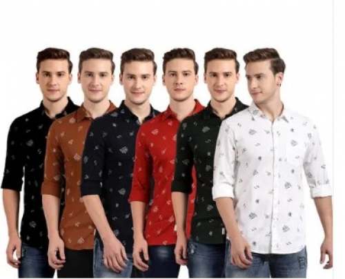 Printed Mens Casual Shirt At Wholesale Rate by Trendzz