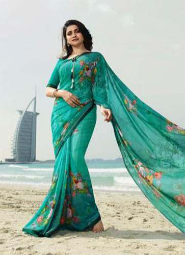 New Trendy Cotton Printed Saree For Women by Shiva Sundari Fashion