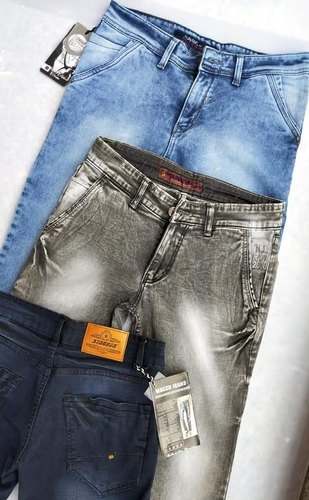 Feded Pattern Denim Slim Fit jeans 