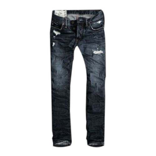 Mens Knitted Dobby Jeans