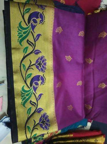 Wedding wear Pure Silk saree by Roshan Textiles